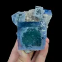 Natural Transparent Blue Fluorite Mineral Specimen,High Quality Specimen,FUJIAN,CHINA(83*65*45mm) - image 2