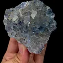 Natural Transparent Blue Fluorite Mineral Specimen,High Quality Specimen,XIANGHUALING,HUNAN,CHINA(80*74*28mm) - image 2