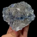 Natural Transparent Blue Fluorite Mineral Specimen,High Quality Specimen,XIANGHUALING,HUNAN,CHINA(80*74*28mm) - image 4