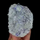 Natural Transparent Blue Purple Cubic Fluorite Mineral Specimen,High Quality Specimen,ZHEJIANG,CHINA(104*74*43mm) - image 4