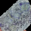 Natural Transparent Blue Purple Cubic Fluorite Mineral Specimen,High Quality Specimen,ZHEJIANG,CHINA(104*74*43mm) - image 3