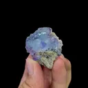 Natural Transparent Blue Purple Fluorite Mineral Specimen,High Quality Specimen,YAO GANG XIAN,HUNAN,CHINA(37*36*30mm) - image 1