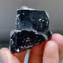 Natural Transparent Cubic Fluorite and Black Stylolite Symbiosis comes from Yaogangxian,China 40*20*40MM - image 3
