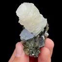 Natural Transparent Cubic Fluorite and Calcite, Mineral Specimen:Yaogangxian,Hunan (30*50*45MM) - image 2