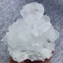 Natural Transparent Cubic Fluorite and Calcite Symbiosis comes from Xianghualing,Hunan 75*80*45MM - image 4