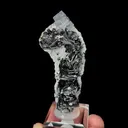 Natural Transparent Cubic Fluorite and Huebnerite, Mineral Specimen:Yaogangxian,Hunan (30*70*20MM) - image 4