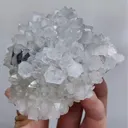 Natural Transparent Cubic Fluorite and Quartz Cluster comes from Inner Mongolia,China 85*85*40MM - image 3
