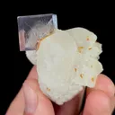 Natural Transparent Cubic Fluorite and Quartz, Mineral Specimen:Yaogangxian,Hunan (40*65*40MM) - image 3