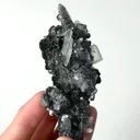 Natural Transparent Cubic Fluorite and Quartz, Mineral Specimen:Yaogangxian,Hunan (95*40*35MM) - image 4