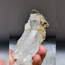 Natural Transparent Cubic Fluorite and Quartz Symbiosis comes from Yaogangxian,Hunan 50*25*100MM - image 3