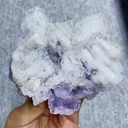 Natural Transparent Cubic Fluorite comes from Xianghualing,Hunan 105*95*45MM - image 1