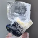 Natural Transparent Cubic Fluorite comes from Xianghualing,Hunan 25*25*40MM - image 1