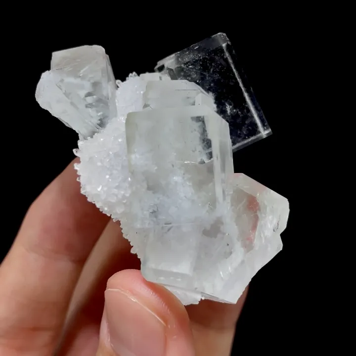 Natural Transparent Cubic Fluorite comes from Xianghualing,Hunan 50*50*30MM - image 4