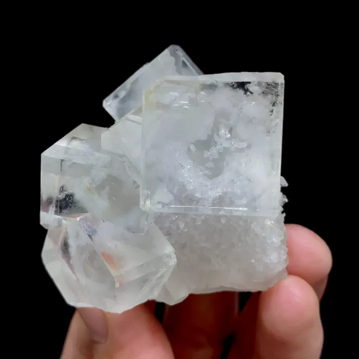 Natural Transparent Cubic Fluorite comes from Xianghualing,Hunan 50*50*30MM - image 3