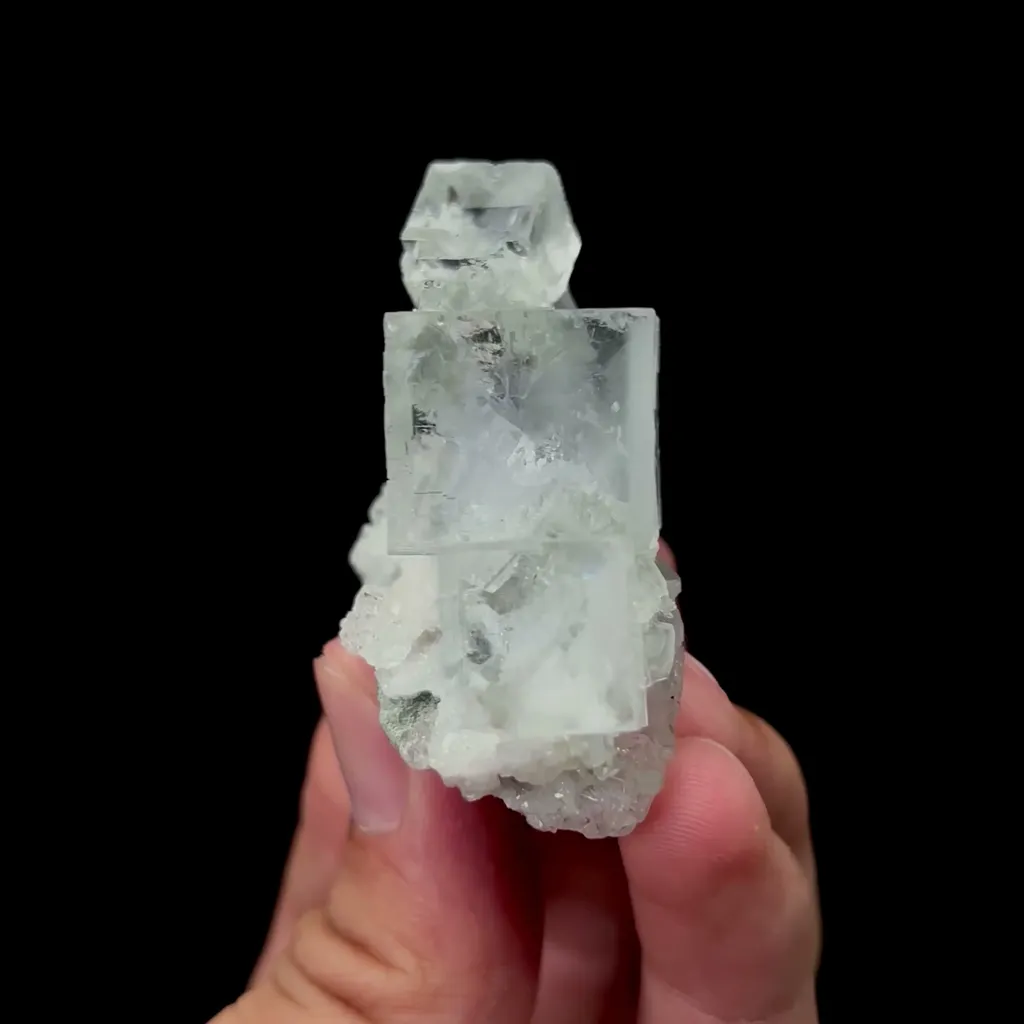 Natural Transparent Cubic Fluorite comes from Xianghualing,Hunan 55*45*20MM - image 5