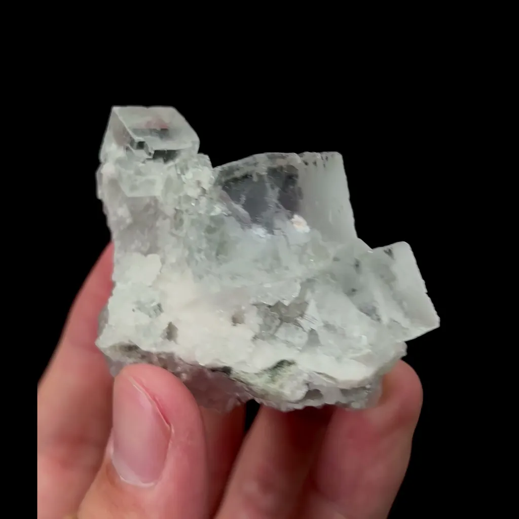 Natural Transparent Cubic Fluorite comes from Xianghualing,Hunan 55*45*20MM image