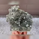 Natural Transparent Cubic Fluorite comes from Xinaghualing,Hunan 115*105*55MM - image 1
