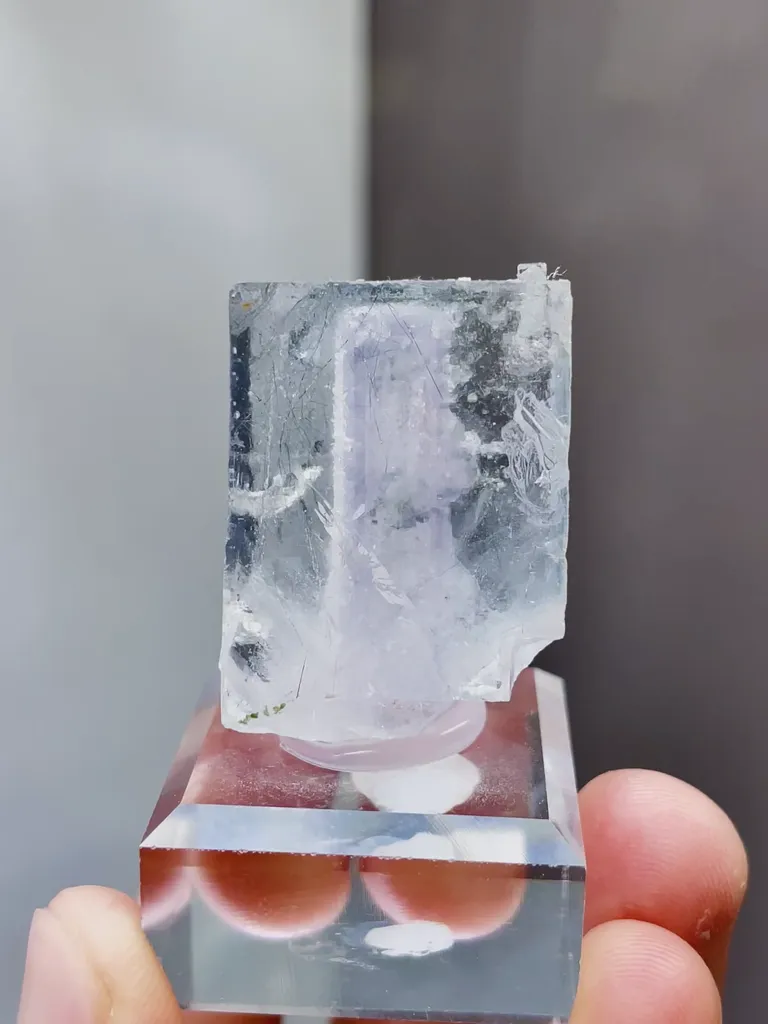 Natural Transparent Cubic Fluorite comes from Yaogangxian,Hunan 20*20*30MM image