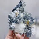 Natural Transparent Cubic Fluorite, Mineral Specimen: Xianghualing,Hunan (80*85*35MM) - image 3