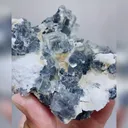 Natural Transparent Cubic Fluorite, Mineral Specimen: Xianghualing,Hunan (80*85*35MM) - image 4