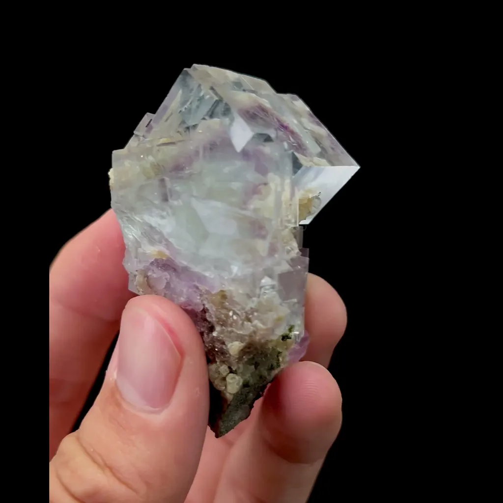 Natural Transparent Cubic Fluorite Mineral Specimen,High Quality Specimen,YAO GANG XIAN,HUNAN,CHINA(55*38*38mm) - image 3