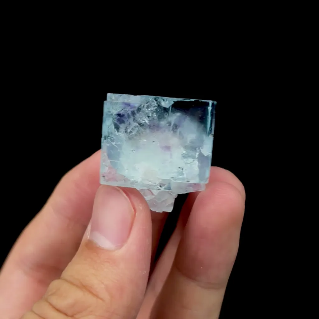 Natural Transparent Cubic Fluorite Mineral Specimen,High Quality Specimen,ZHEJIANG,CHINA(26*24*21mm) - image 3