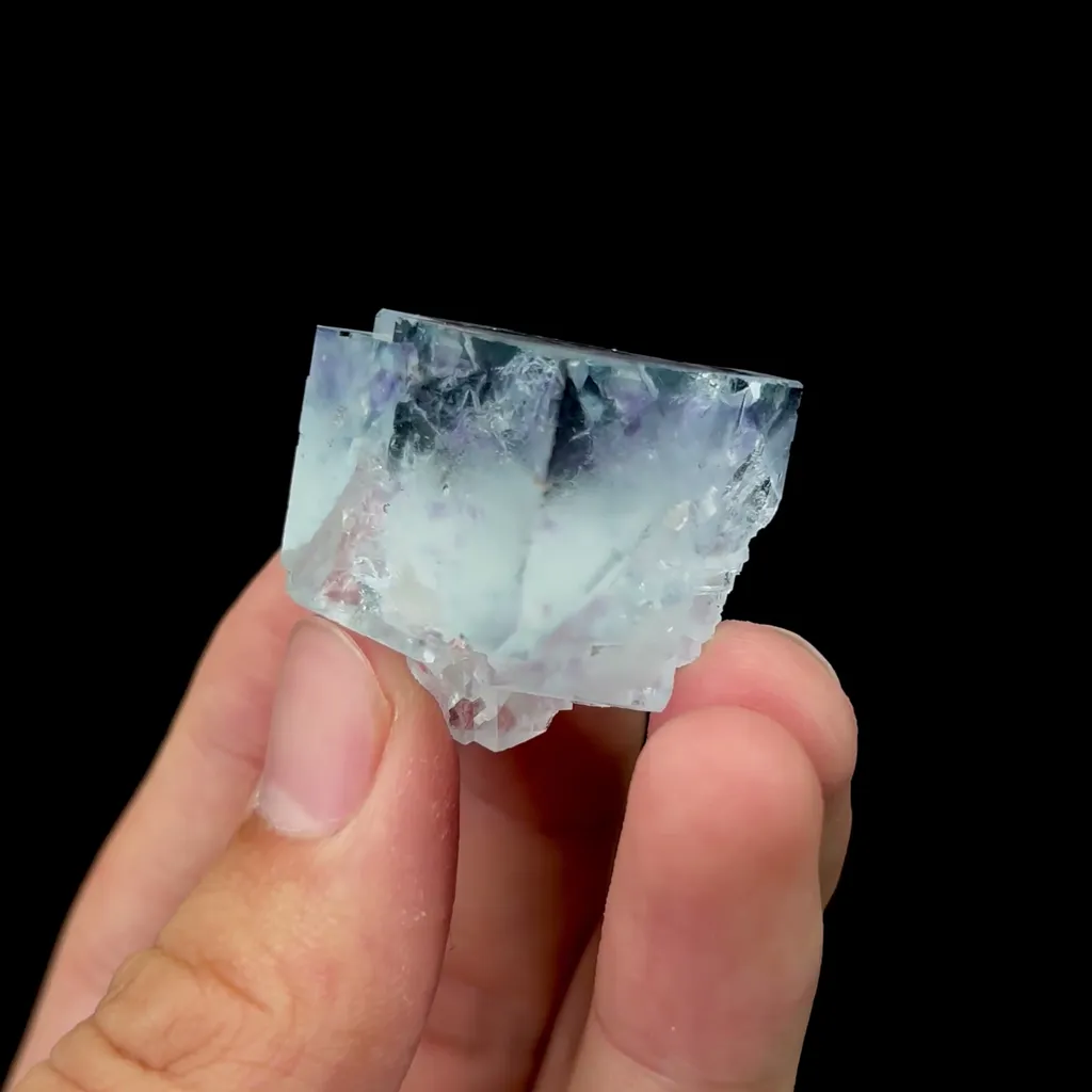 Natural Transparent Cubic Fluorite Mineral Specimen,High Quality Specimen,ZHEJIANG,CHINA(26*24*21mm) - image 2