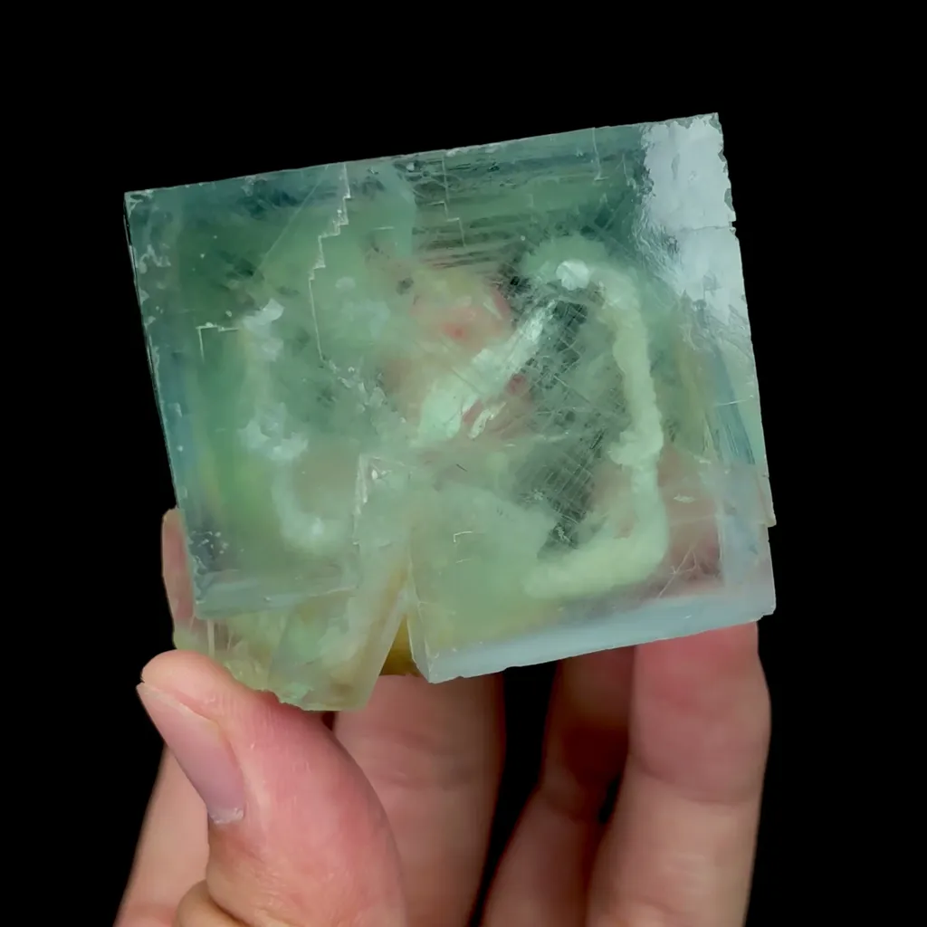 Natural Transparent Cubic Fluorite Mineral Specimen,High Quality Specimen,ZHEJIANG,CHINA(45*54*31mm) - image 2