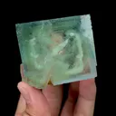 Natural Transparent Cubic Fluorite Mineral Specimen,High Quality Specimen,ZHEJIANG,CHINA(45*54*31mm) - image 2