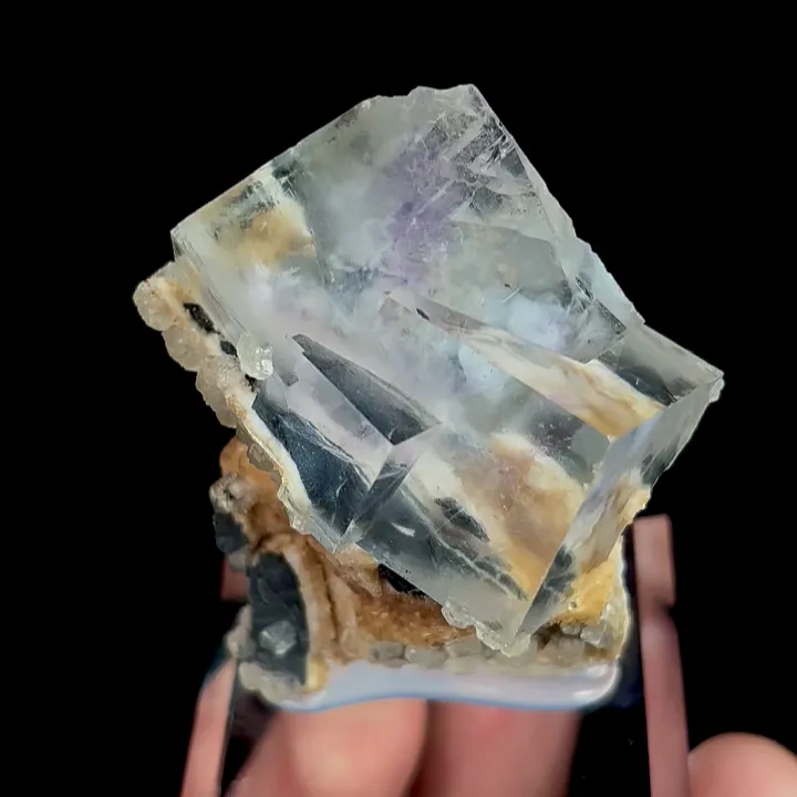 Natural Transparent Cubic Fluorite, Mineral Specimen:Xianghualing,Hunan (40*45*25MM) - image 4