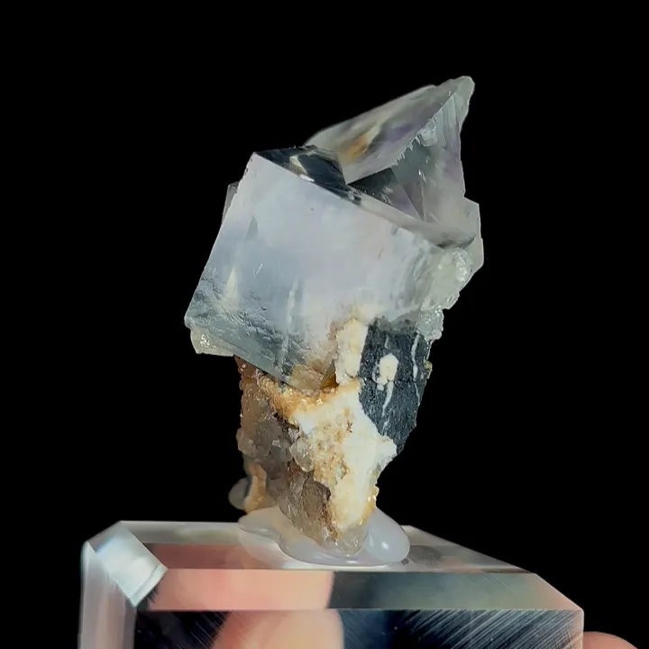 Natural Transparent Cubic Fluorite, Mineral Specimen:Xianghualing,Hunan (40*45*25MM) - image 3