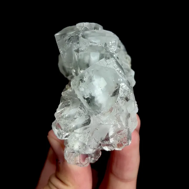 Natural Transparent Cubic Fluorite, Mineral Specimen:Xianghualing,Hunan (55*60*40MM) - image 3