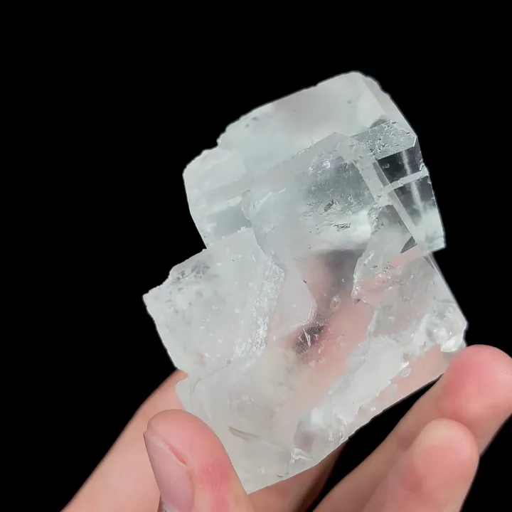 Natural Transparent Cubic Fluorite, Mineral Specimen:Xianghualing,Hunan (55*85*55MM) - image 3