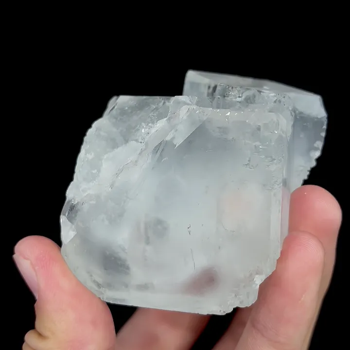 Natural Transparent Cubic Fluorite, Mineral Specimen:Xianghualing,Hunan (55*85*55MM) - image 4