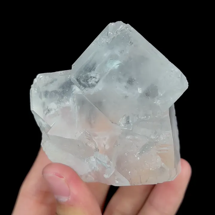 Natural Transparent Cubic Fluorite, Mineral Specimen:Xianghualing,Hunan (55*85*55MM) - image 5