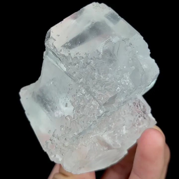 Natural Transparent Cubic Fluorite, Mineral Specimen:Xianghualing,Hunan (55*85*55MM) - image 7