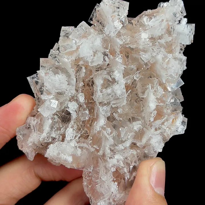 Natural Transparent Cubic Fluorite, Mineral Specimen:Xianghualing,Hunan (85*65*20MM) - image 2