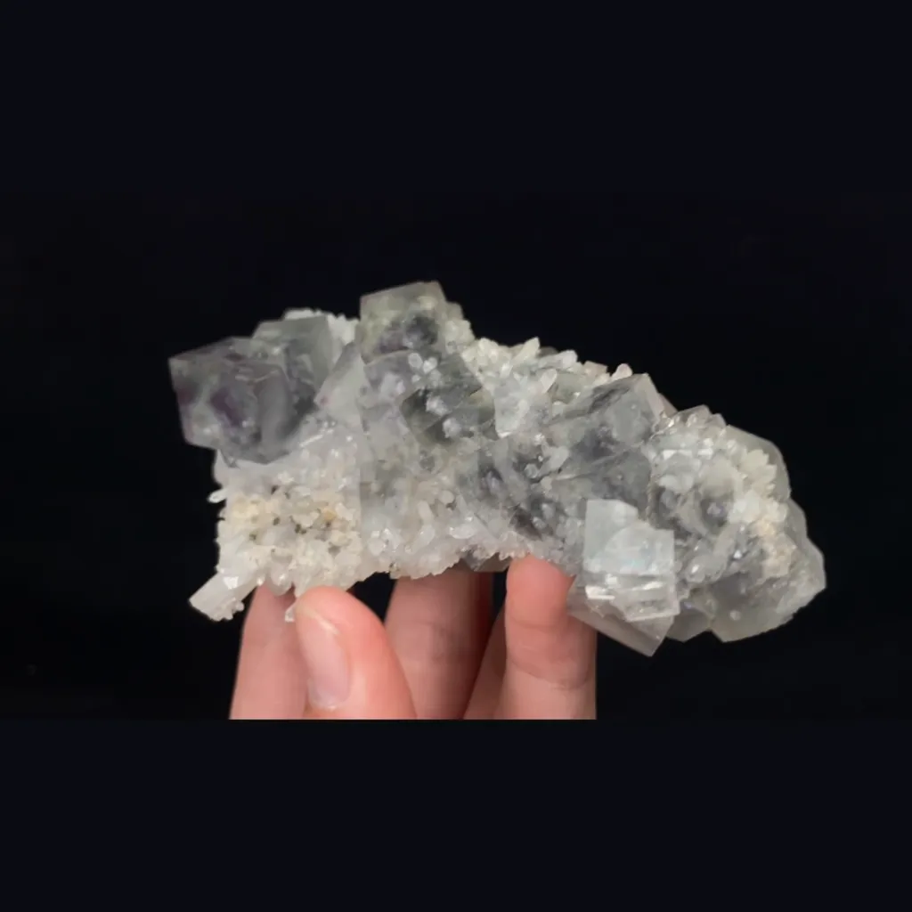 Natural Transparent Cubic Fluorite, Mineral Specimen:Yaogangxian,Hunan (130*65*30MM) - image 3