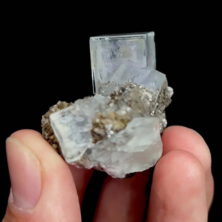 Natural Transparent Cubic Fluorite, Mineral Specimen:Yaogangxian,Hunan (25*40*35MM) - image 4