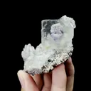 Natural Transparent Cubic Green Phantom Fluorite Mineral Specimen,High Quality Specimen,ZHEJIANG,CHINA(44*52*50mm) - image 1