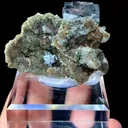 Natural Transparent Cubic Phantom Fluorite and Mica Coexist comes from Yaogangxian,Hunan 55*10*30MM - image 5