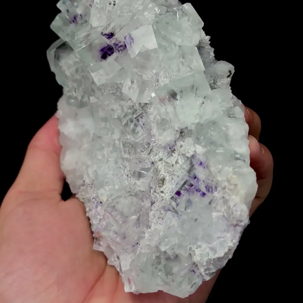 Natural Transparent Cubic Phantom Fluorite Mineral Specimen,High Quality Specimen,ZHEJIANG,CHINA(108*105*55mm) - image 3