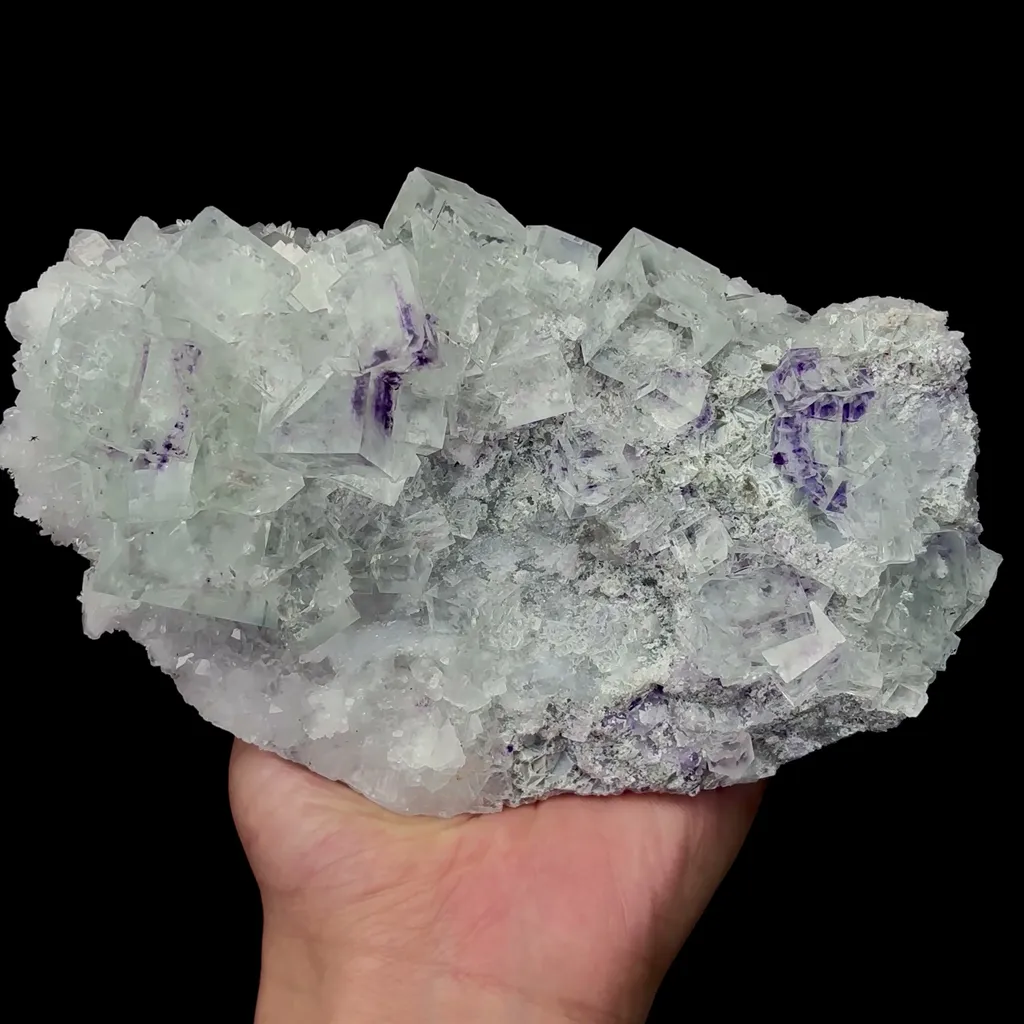 Natural Transparent Cubic Phantom Fluorite Mineral Specimen,High Quality Specimen,ZHEJIANG,CHINA(108*105*55mm) - image 4