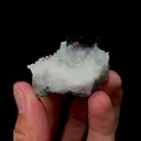 Natural Transparent Cubic Purple Phantom Fluorite Mineral Specimen,High Quality Specimen,ZHEJIANG,CHINA(37*36*28mm) - image 3