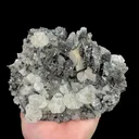 Natural Transparent Fluorite and Arsenopyrite, Mineral Specimen: Inner Mongolia,China (165*135*75MM) - image 6