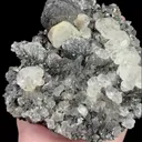 Natural Transparent Fluorite and Arsenopyrite, Mineral Specimen: Inner Mongolia,China (165*135*75MM) - image 4