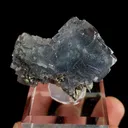 Natural Transparent Fluorite and Bismuthinite, Mineral Specimen:Yaogangxian,Hunan （50*30*25MM） - image 6