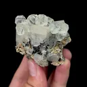 Natural Transparent Fluorite and Calcite Mineral Specimen,High Quality Specimen,HUANGGANG LIANG,INNER MONGOLIA,CHINA(51*36*50mm) - image 4