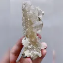 Natural Transparent Fluorite and Quartz Symbiosis comes from Huanggangliang, Inner Mongolia 35*95*35MM - image 3