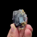 Natural Transparent Fluorite and Wolframite Mineral Specimen,High Quality Specimen,YAO GANG XIAN,HUNAN,CHINA(47*32*26mm) - image 2